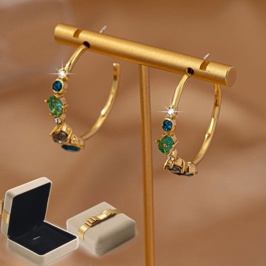Original Design C-shaped Earrings for Women with Gift Box
