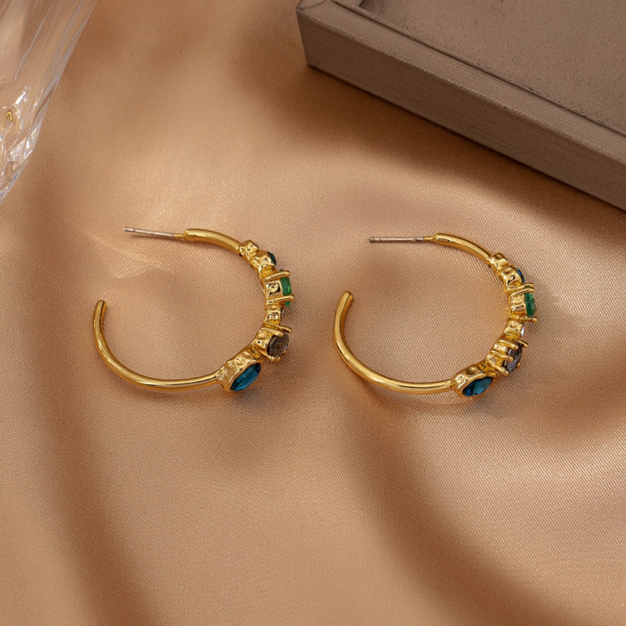 Original Design C-shaped Earrings for Women with Gift Box